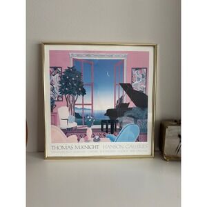 Thomas McKnight Art Print Hanson Galleries Piano Ocean View Framed Poster 26x
27